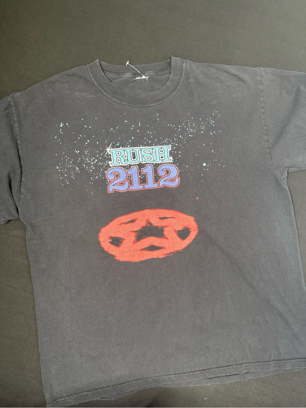 Vintage Y2K Rush "2112" Graphic Band T-Shirt Size L